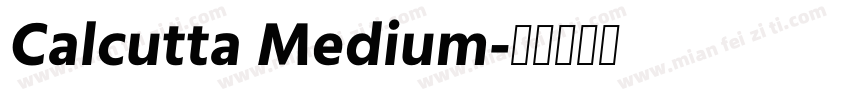Calcutta Medium字体转换